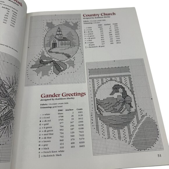 Rodales Christmas Needlecraft Collection Hardcover Book 1994 - Picture 4 of 7